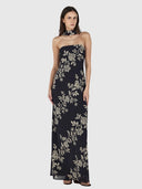 Odessa Midi Dress - Moonlit Vine