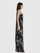 Odessa Midi Dress - Moonlit Vine