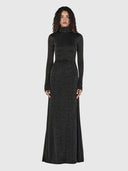 Phoebe Maxi Dress - Charcoal Lurex