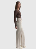 Harper Jean Leather Pocket - Sand