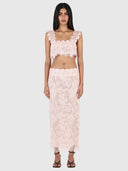 Harriette Midi Skirt - Pink