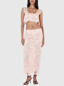 Harriette Midi Skirt - Pink