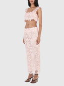 Harriette Midi Skirt - Pink