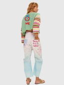 Ibiza Crochet Crop Cardigan - Mint