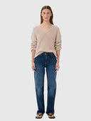 Darlina Core Straight Jeans – Washed Medium Blue Denim