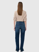 Darlina Core Straight Jeans – Washed Medium Blue Denim