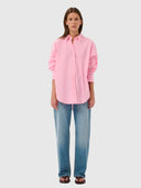Lelo Oversize Poplin Shirt – Candy Pink