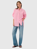 Lelo Oversize Poplin Shirt – Candy Pink