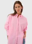 Lelo Oversize Poplin Shirt – Candy Pink