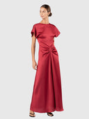 Kiera Dress - Venetian Red
