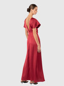 Kiera Dress - Venetian Red