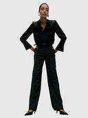 Silky Shirt - Black
