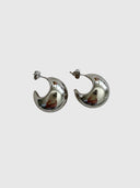 Bay Teardrop Luxe Earrings – Silver