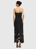 Rayna Applique Bustier Maxi Dress - Ebony