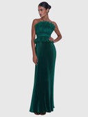 Masquerade Gown - Pine Shimmer