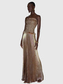 Maya Gown - Suede Shimmer