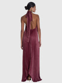 Opera Gown - Wine Shimmer