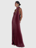 Opera Gown - Wine Shimmer