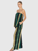 Lume Strapless Top - Carioca Print