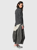 Aspect Skirt - Black Gingham