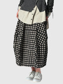 Aspect Skirt - Black Gingham