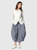 Aspect Skirt - Ink Gingham