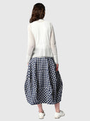 Aspect Skirt - Ink Gingham
