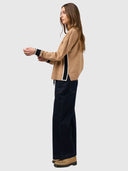College Sweater - Camel/Black