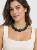 Mica Quartz Necklace - Green