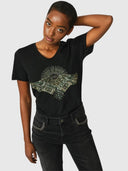 Nadine Deco Tee - Black