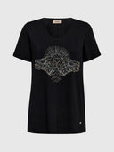 Nadine Deco Tee - Black
