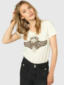 Nadine Deco Tee - Ecru