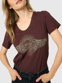 Nadine Deco Tee - Fudge
