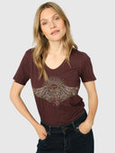 Nadine Deco Tee - Fudge
