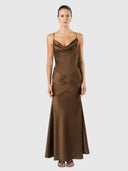 Ori Maxi Slip - Kobicha Satin