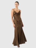 Ori Maxi Slip - Kobicha Satin