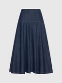 Anise Denim Skirt - Denim
