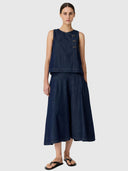 Anise Denim Skirt - Denim