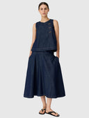 Anise Denim Skirt - Denim