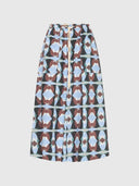 Thyra Drawcord Skirt - Thyra Print