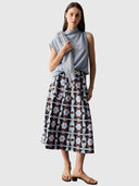 Thyra Drawcord Skirt - Thyra Print