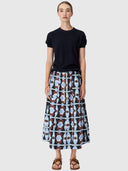 Thyra Drawcord Skirt - Thyra Print