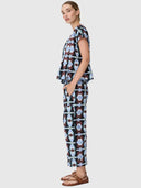 Thyra Reversible Tee - Thyra Print