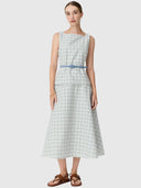 Parterre Belt Dress - Parterre Jacquard