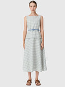 Parterre Belt Dress - Parterre Jacquard