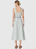 Parterre Belt Dress - Parterre Jacquard