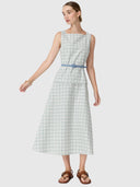 Parterre Belt Dress - Parterre Jacquard