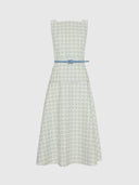 Parterre Belt Dress - Parterre Jacquard