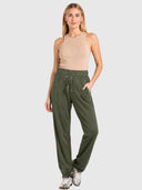 Ponti Panelled Pant - Khaki