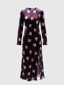 Monument Dress - Merlot Lillies